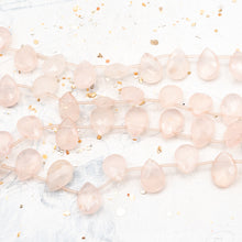 Load image into Gallery viewer, Little Rose Quartz Drops Bead Strand - Tucson Find
