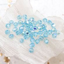Load image into Gallery viewer, 3mm Light Turquoise AB Premium Crystal Bead Set - 48 Pcs
