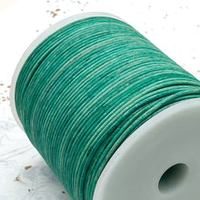Load image into Gallery viewer, 1.5mm Sweet Mint Round Leather Cord
