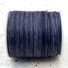 Load image into Gallery viewer, 1.5mm Misty Blue-Gray Round Leather Cord
