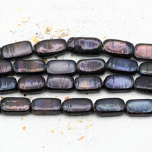 Load image into Gallery viewer, Dark Purple  Rectangular Pearl - 10Pcs
