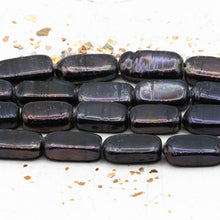Load image into Gallery viewer, Dark Purple  Rectangular Pearl - 10Pcs
