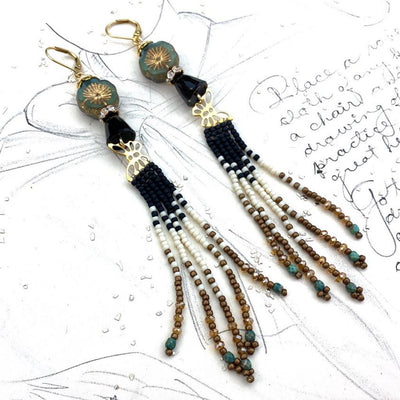 Butterfly Fringe Earrings