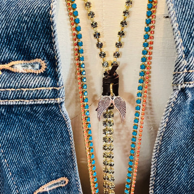 Denim and Diamonds Necklace