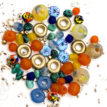 Load image into Gallery viewer, Sunset Bay African Bead Mix