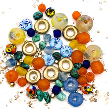 Load image into Gallery viewer, Sunset Bay African Bead Mix