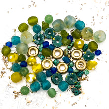 Load image into Gallery viewer, Emerald Current African Bead Mix