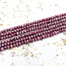 Load image into Gallery viewer, Patinaed Pyrite Faceted Gemstone Bead Strand - Tucson Find
