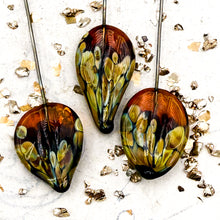 Load image into Gallery viewer, Small Love is a Flame Rita Leaf Head Pin Pendant