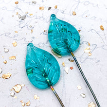 Load image into Gallery viewer, Turquoise Rita Leaf Head Pin Pair