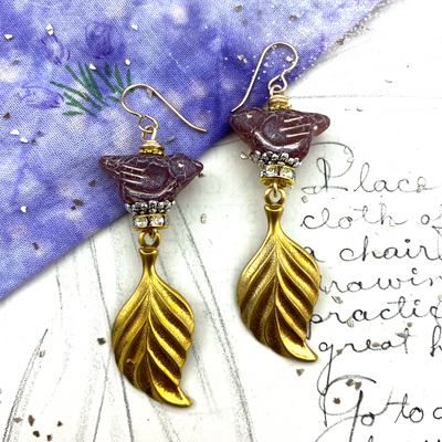 Czech Bird Earrings