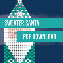 Load image into Gallery viewer, Leopard, Sweater, Stitched and Design Your Own Santa Pattern Bundle - Digital PDF