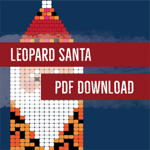 Load image into Gallery viewer, Leopard, Sweater, Stitched and Design Your Own Santa Pattern Bundle - Digital PDF