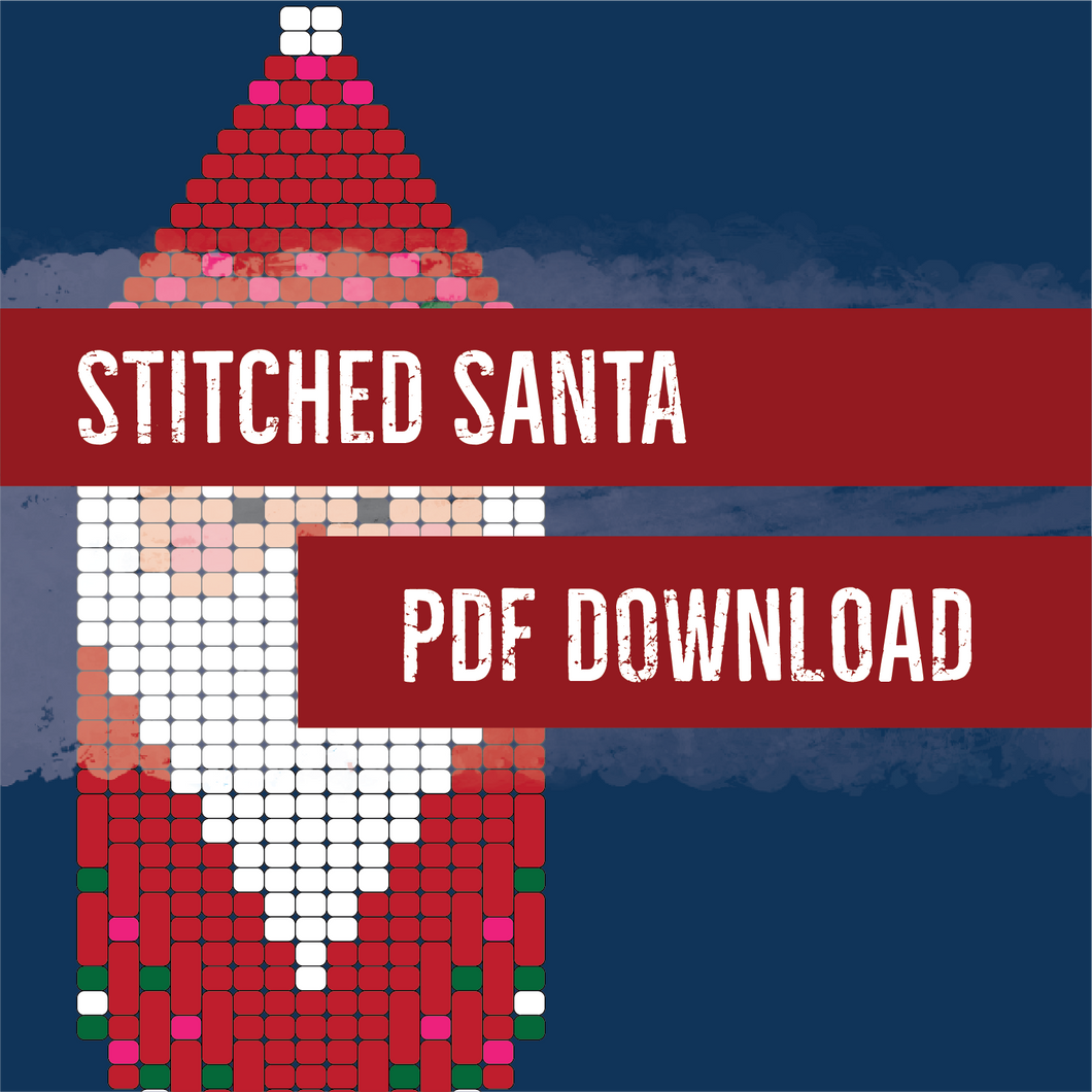 Leopard, Sweater, Stitched and Design Your Own Santa Pattern Bundle - Digital PDF