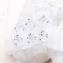 Load image into Gallery viewer, 7.5mm Crystal 2-Hole Square Premium Crystal Spike Set - 6 Pcs
