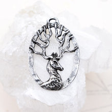 Load image into Gallery viewer, Green Girl Stag Pendant
