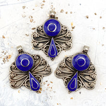 Load image into Gallery viewer, Antique Silver Peacock Nepal Pendant
