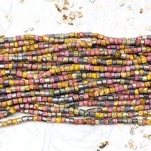 Load image into Gallery viewer, 10/0 Aged Pink Picasso Medley Seed Bead Strand
