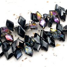 Load image into Gallery viewer, Dark Purple Crystal Beads - 12pc
