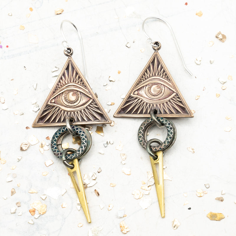 Can't Take My Eyes Off You Artisan Earring Pair- Tucson Find