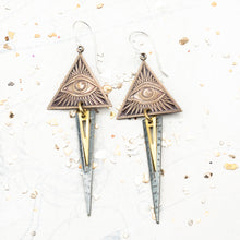 Load image into Gallery viewer, Can&#39;t Take My Eyes Off You Artisan Earring Pair- Tucson Find
