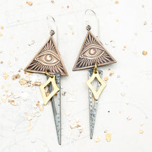 Load image into Gallery viewer, Can&#39;t Take My Eyes Off You Artisan Earring Pair- Tucson Find
