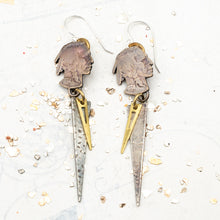 Load image into Gallery viewer, Native American Artisan Earring Pair- Tucson Find
