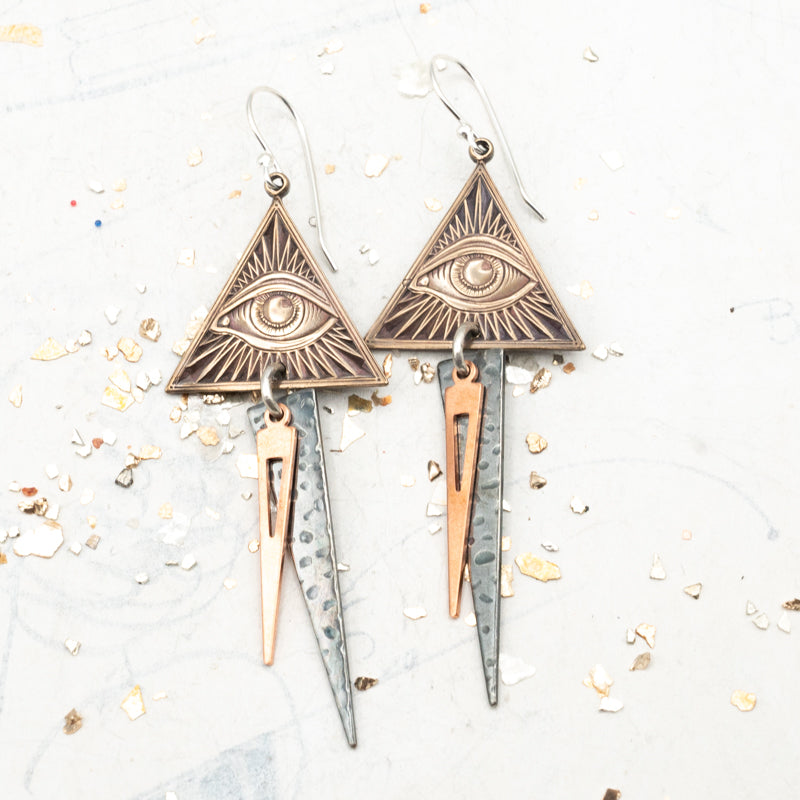 Can't Take My Eyes Off You Artisan Earring Pair- Tucson Find