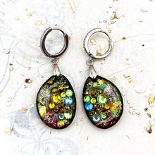 Load image into Gallery viewer, Little Bit of Sparkle Artisan Resin Earring Pair - Tucson Find
