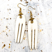 Load image into Gallery viewer, Bone African Earrings
