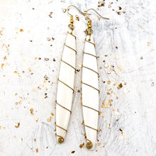 Load image into Gallery viewer, Bone African Earrings
