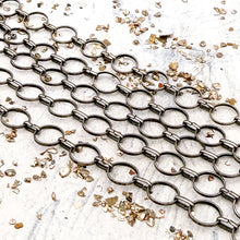 Load image into Gallery viewer, Antique Silver Circles Chain
