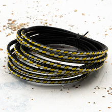 Load image into Gallery viewer, Yellow Light African Tarp Bracelet
