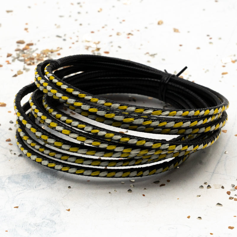 Yellow Light African Tarp Bracelet