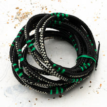 Load image into Gallery viewer, Ready, Set, Go Green African Tarp Bracelet
