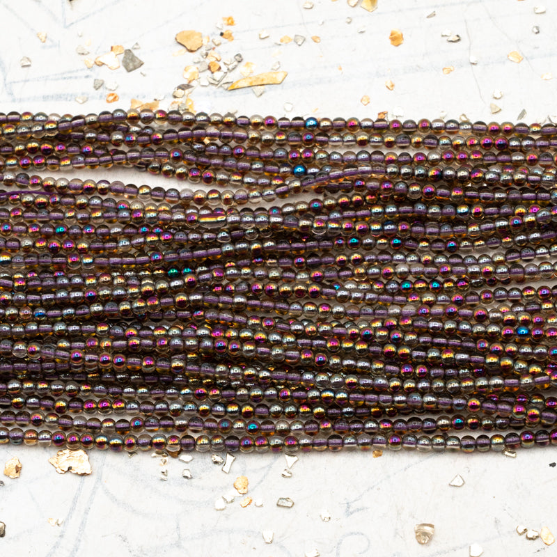 Rainbow Round Bead Strand