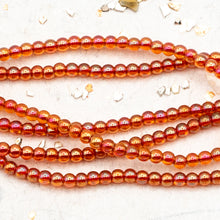 Load image into Gallery viewer, Mandarin Orange Round Bead Strand
