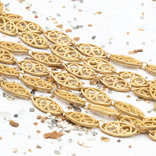 Load image into Gallery viewer, Pre-Order Golden Filigree Chain - 12 inches
