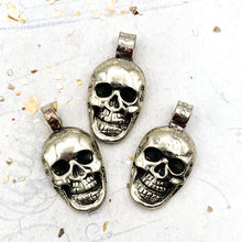 Load image into Gallery viewer, Antique Silver Nepal Skeleton Pendant
