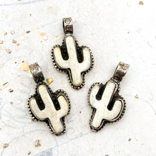 Load image into Gallery viewer, White Cactus Nepal Pendant
