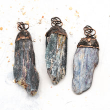 Load image into Gallery viewer, Kyanite Gemstone Nepal Pendant
