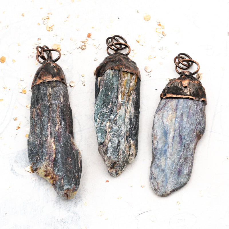 Kyanite Gemstone Nepal Pendant