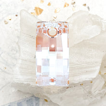 Load image into Gallery viewer, 30mm Rainbow AB Rectangle Premium Crystal Pendant
