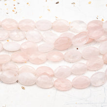Load image into Gallery viewer, Rose Quartz Faceted Oval Bead Strand - Tucson Find
