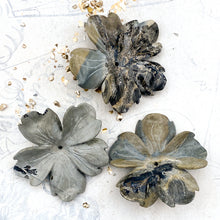 Load image into Gallery viewer, Weathered Stone Flower Focal Pendant

