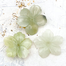 Load image into Gallery viewer, Light Stone Flower Focal Pendant
