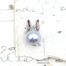Load image into Gallery viewer, Lavendar Little Bubbly Bunny Premium Austrian Crystal Charm

