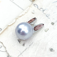 Load image into Gallery viewer, Lavendar Little Bubbly Bunny Premium Austrian Crystal Charm
