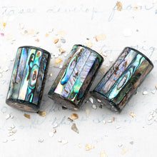 Load image into Gallery viewer, 15x25mm Abalone Shell Inlay Tube Bead
