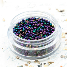 Load image into Gallery viewer, 15/0 Metallic Purple Seed Bead Jar
